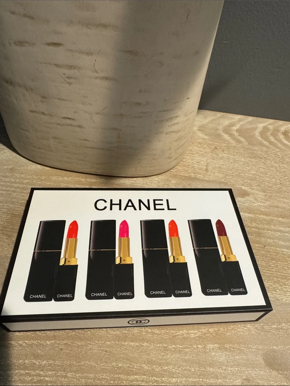 CHANEL Mini Lipstick Set — Hot Pink, Pink, Red, Deep Red, Berry